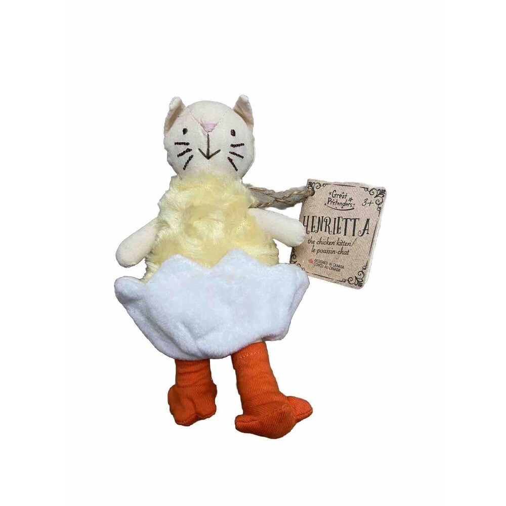 The Great Pretenders Henrietta The chicken Kitten Mini Plush  6.5 inch with Tag